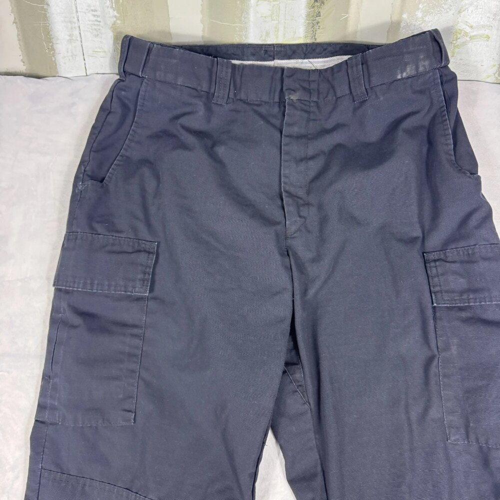 Horace Small Tactical Work Pants Men's Black Ripstop Cargo Straight Leg 38x37 - Picture 4 of 16